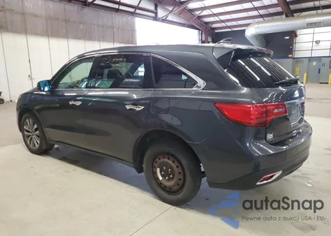 2015 Acura Mdx Technology z USA, uszkodzony, nr VIN 5FRYD4H45FB019416